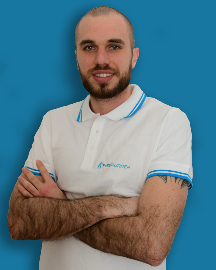 Riccardo Faccio, fisioterapista e fondatore di Fisiorunner